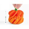3D Printed Pumpkin Twist Puzzle Toy Stress Relief Fidget Spinner Desk Toy for Adults and Kids Durable Plastic Construction