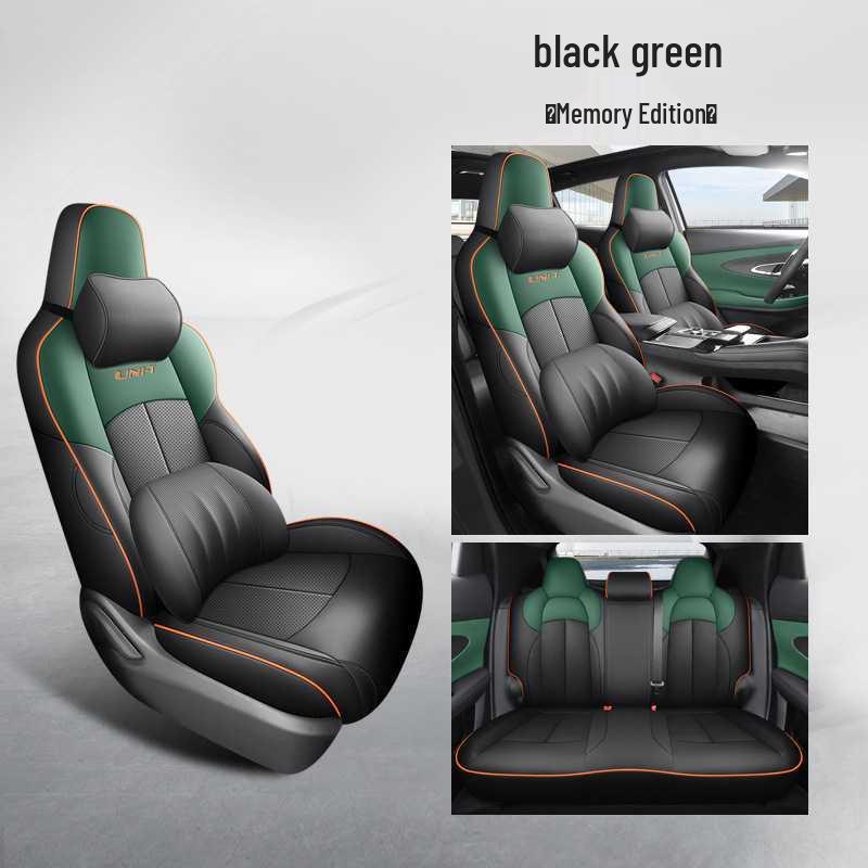 Universal Leather Car Seat Cushion for Five-Seaters - All-Season Model