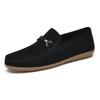 Fashion Suede Leather Man Loafers Luxury Casual Shoes for Men Comfy Handmade Boat Flats Slipon Driving Shoes Leisure Walk Male Moccasins