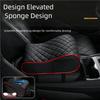 Quilted Memory Foam Car Center Console Armrest Pad - All Weather Height Adjustable Auto Accessory