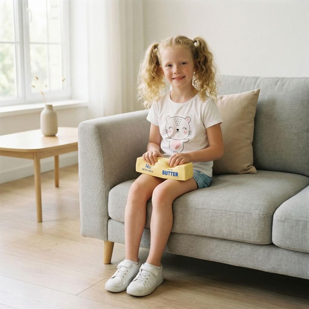 Wet And Soft Butter Stick, A PU Slow- Stress-relieving Toy For Children.