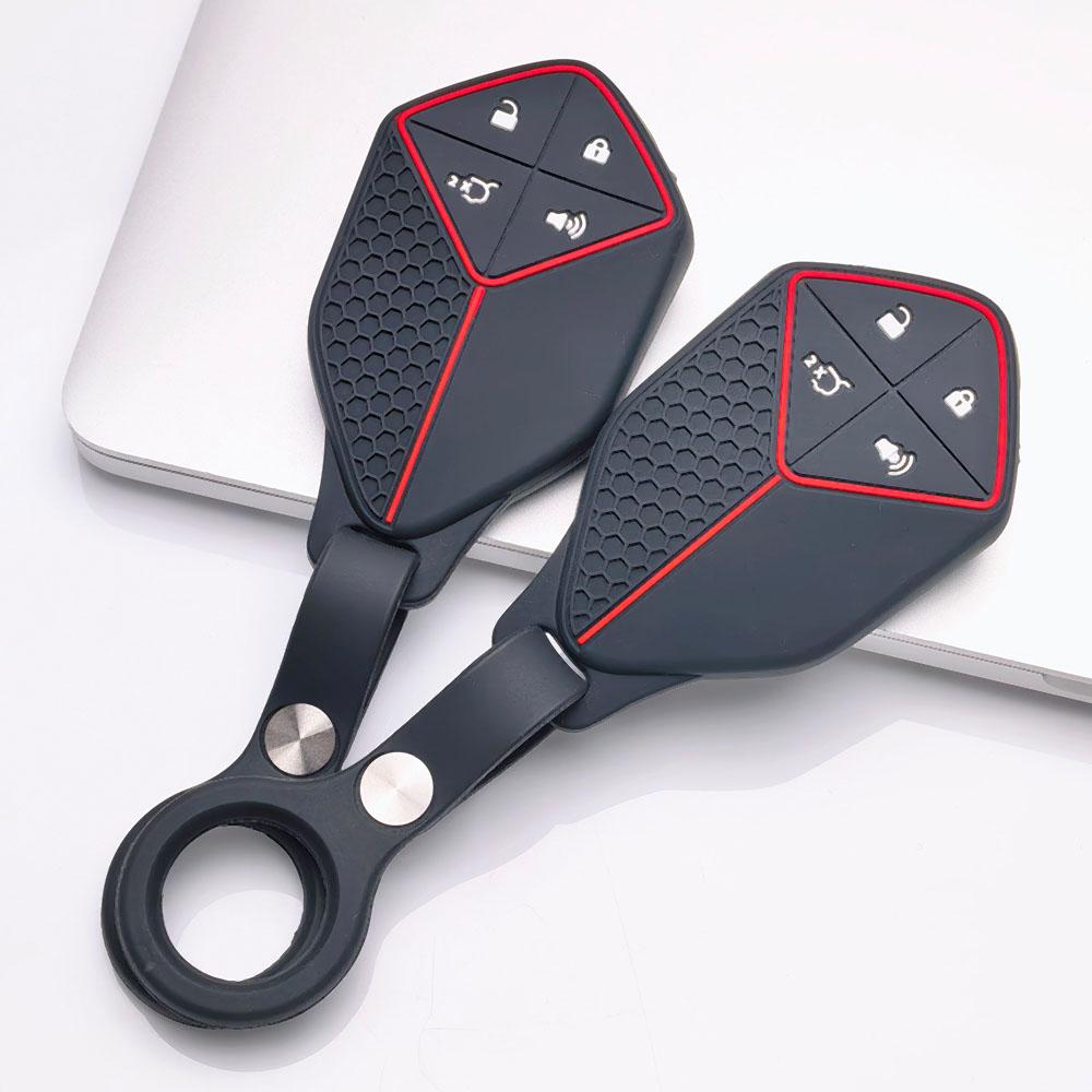 Key Holder Cover for Deepal S7 SL03 G318 with Keychain Protective Accessory Key Fob Protection Replacement Daily Use Car Remote Cover