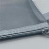 Pacote com 3 Estojos de Lápis de Malha Transparente Bolsa de Armazenamento de Grande Capacidade Estojo com Zíper de Nylon Material de Escritório e Escolar