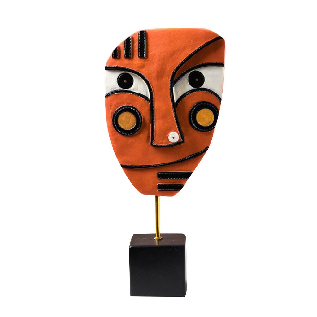 Christmas Abstract Face Lawn Figurine Desktop Sculpture for Decor Holiday Gifts