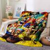 Pirate Adventure Journey Flannel Blanket Super Soft Warm Cozy Blanket For Sofa Bed Office Travel Allseason Home Decor Gift