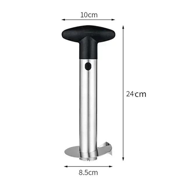 Stainless Steel Pineapple Peeler Cutter Fruit Knife Slicer A Spiral Pineapple Cutting Machine Easy To Use Kitchen Cooking Tools