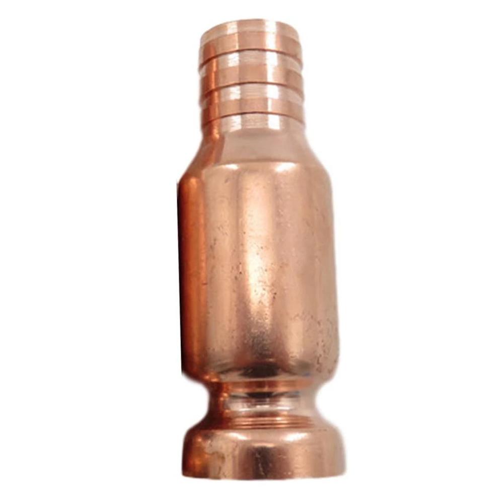 Copper Siphon Connector for Fuel Oil Water Transfer with Manual Pump 2.48in Height Fits Most Containers No Hose Included