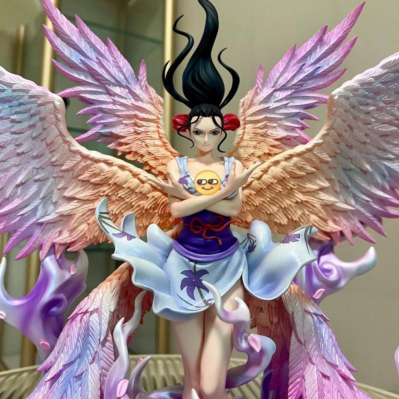 One Piece Anime Figure Jt Studio Th Series Nico Robin Six-Winged Angel 34cm Pvc Statue Dual Head Sculpt Collectible Figure Gift