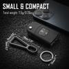 KeyUnity KD01 Titanium Key Ring with Simple Easy to Great Gift Keychain, Carabiner, Keychain, Anti-Loss, Install, Durable, (KD01)