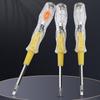 3Pcs AC100-500V Electrical Voltage Tester Pen Double-Headed Screwdriver Detector Removable Phillips Flat-head Screwdriver Tools