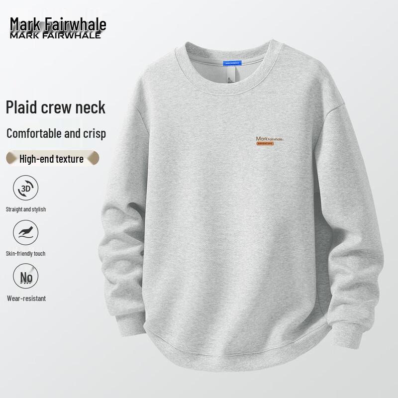 

Mark Fairwhale Men s Casual Round Neck Long Sleeve Sweatshirt 3XL