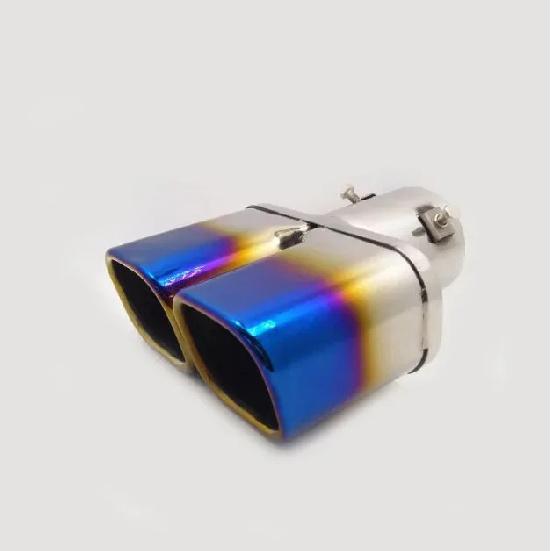 Styling Cover Stainless Steel Muffler Pipe Outlet Dedicate Exhaust Tip Tail For Nissan Kicks 2017 2018
