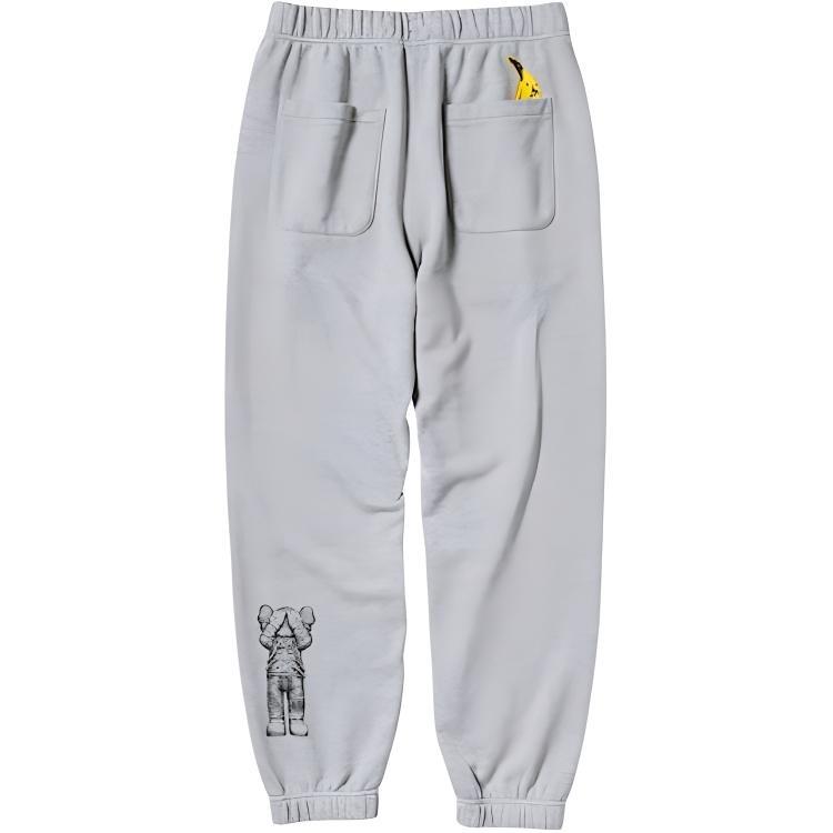 UNIQLO x KAWS x Warhol Sweatpants Asia Sizing 'Grey' Men's 473557-03