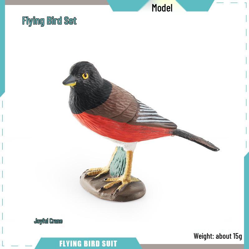 Cross-border Bird Model Ornament: Kingfisher, Magpie, Pigeon, Cuckoo, Barbet, Tit
