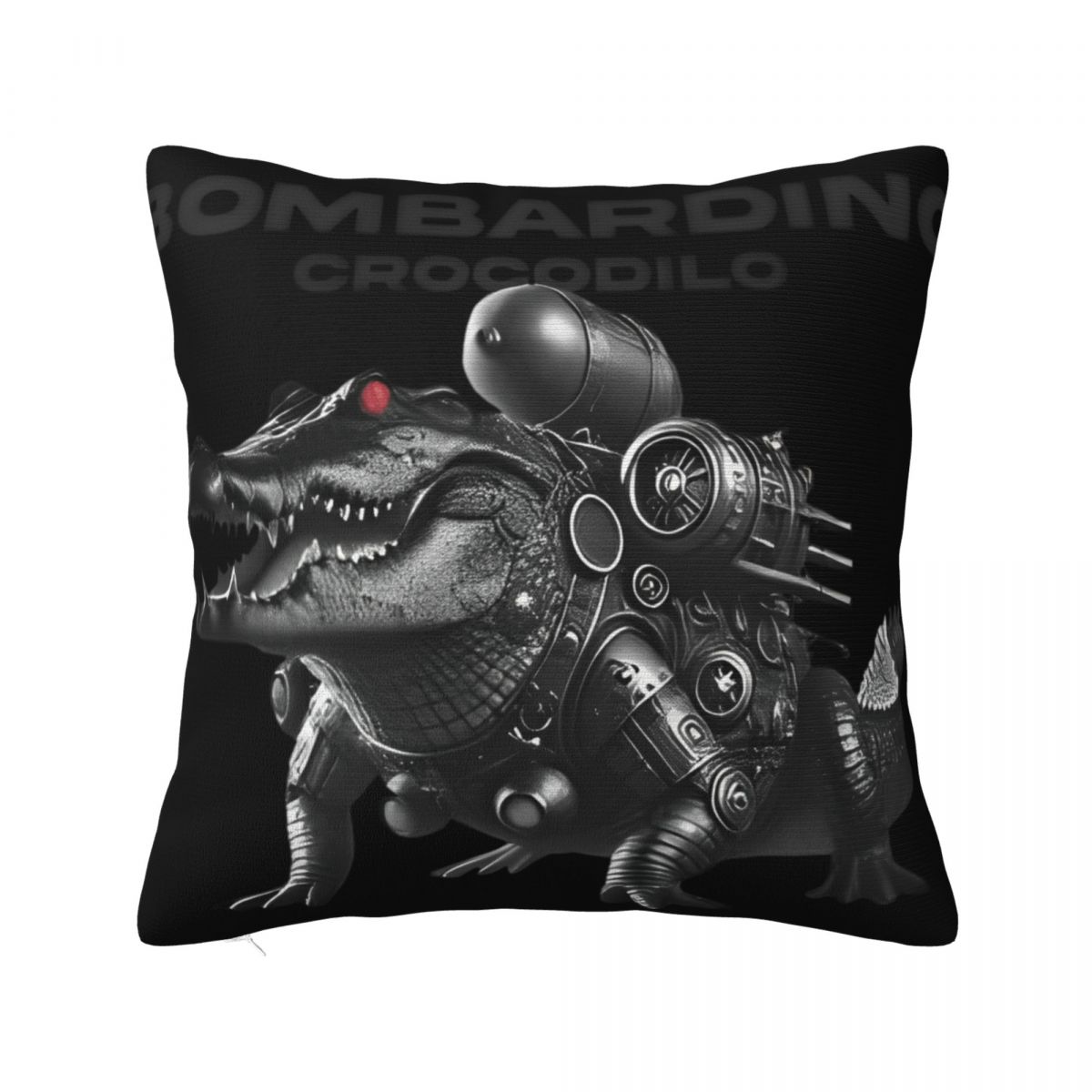 

Meme Brainrot Bombardino Crocodilo Pillow Case Cushion Cover Creative Zipper Decor Throw Pillow Case Cover for Seat 45x45cm 50x50cm