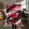 1Pc Chicago Bulls Print Flannel Blanket High Quality Warm Comfortable Cover for All Seasons Perfect for Gifts Home Decor