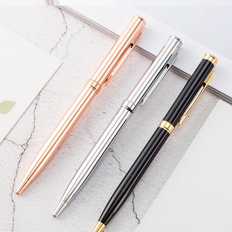 Luxury Metal Ballpoint Signature Ball Point Writing Pen School Office Stationery for Students