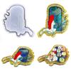 Beauty Storage Tray Coaster Molds Silicone Ornament Mold Epoxy Resin Casting Molds for Making Faux Agate Slice Cup Mat