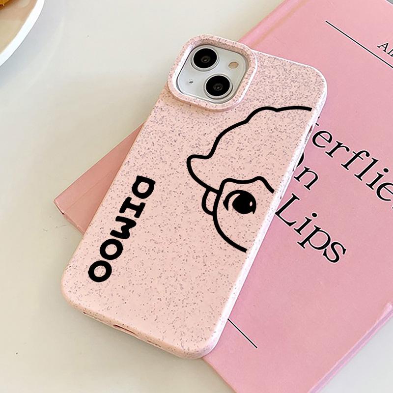 Pouzdra na mobilní telefon pro iPhone 11 13 XR 15 Pro Max 12 14 Pro Max Pouzdro iPhone 16 7 Plus 8 Plus XS Max Rozložitelné a ekologické proti pádu