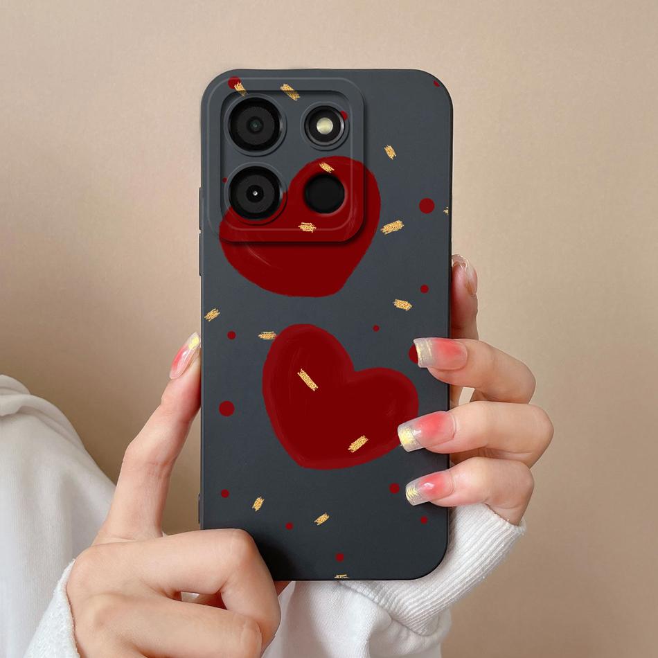 For Itel A60 A60S Case Cute Design Soft Liquid Silicone Shockproof Bumper For Itel A60 S Camera Protection High Quality Fundas
