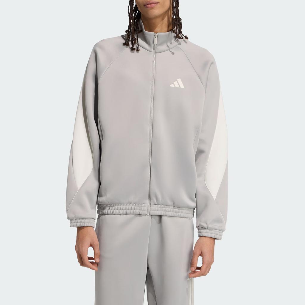Adidas SS25 Stadium Tracktop Sports Casual Loose Long Sleeve Jacket Men Jacket JX5615