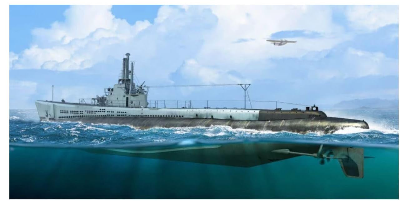Hobby Boss 1/350 Серия подводных лодок США. Военно-морской SS-212 Gato 1944 Модель Пластиковая модель 83524 Отлит в цвете