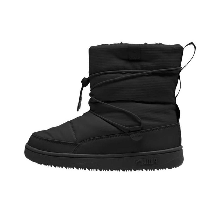 Puma Snowbae Boot Black Shadow Grey Women Sneakers 393920-01 37