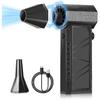 Compressed Air Duster 130000RPM Electric Air Duster Adjustable Air Blower, Cordless Turbo Fan Turbo Dryer Rechargeable Jet Dry Blower for Keyboard,