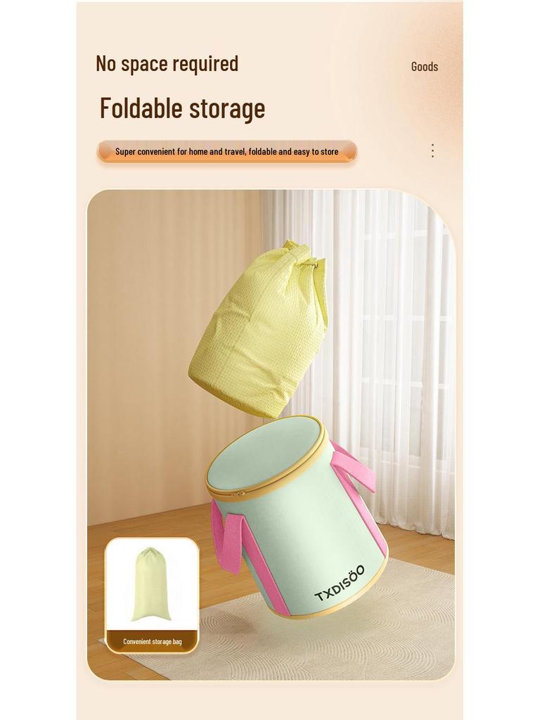 Portable Foldable Deep Foot Bath Basin with Heat Preservation for Home Use