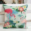 45x45cm Flamingo Flower Plant Printed Sofa Waist Chair Cushion Cover Home Wedding Party Decoration
