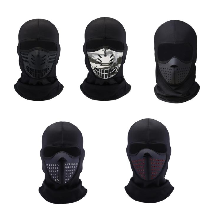 Pendler Sturmhaube Gesichtsmaske für City Ride Punk mit Winddichter Funktion Vollgesichtsabdeckung Warm Atmungsaktiv Kopfbedeckung