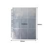A4 Size 9 Pocket Trading Gaming Card Sleeves Double Side Storage Album Binder Pages Card Collection Holders Idol Photo Albums