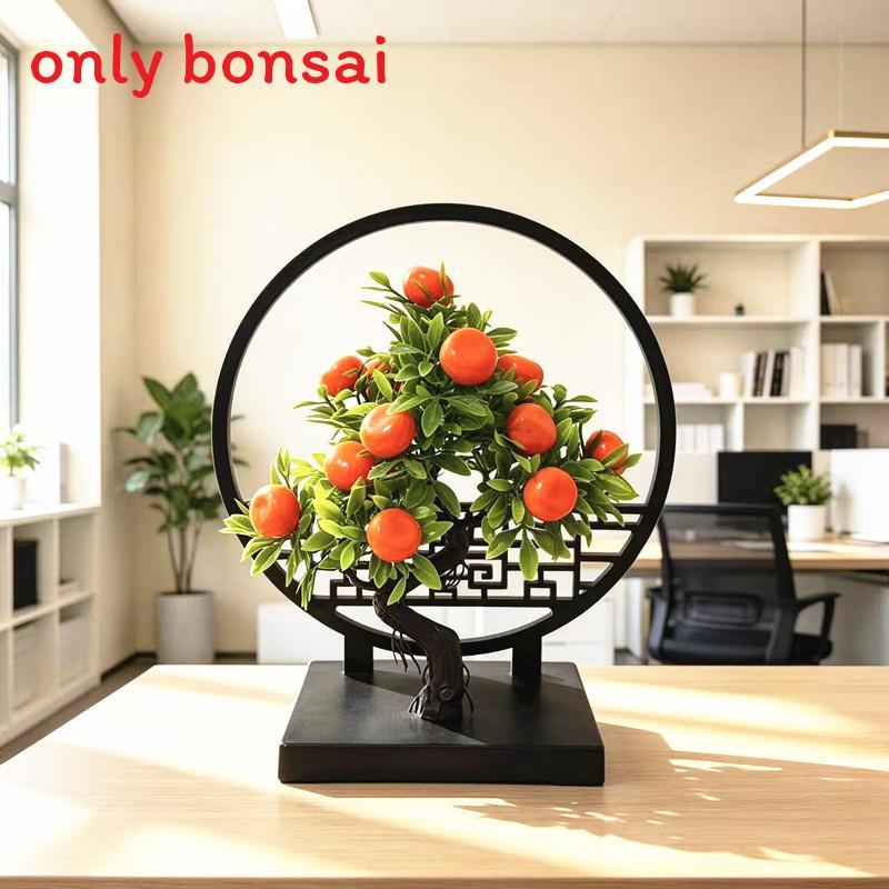 

Chinese Style Screen Partition With Artificial Fruit Potted Plants For Wedding And Event Decor StyleA