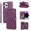 Luxury Zipper Phone Pouch IPhone 15 Slim Card Holder With Wrist Strap TPU Shockproof Case Korean Style