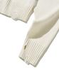 FILLUMINATE (W) Damaged Velvet Crop Knit - Ivory