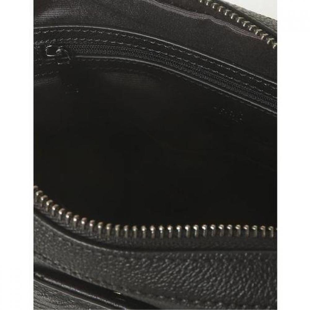 Daks Black Check Pattern Cowhide Shoulder Bag Dbba3f309bk