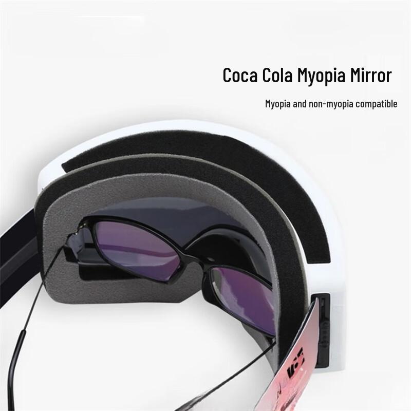 Frameless Magnetic Anti-Fog Ski Goggles
