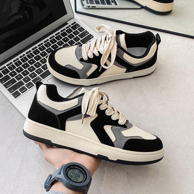 

Fashion Male Shoe Lace-up Cushioned Insole Splicing Colour Men s Casual Shoes Running Hiking Classic Original New In Sneakers Promotion 44