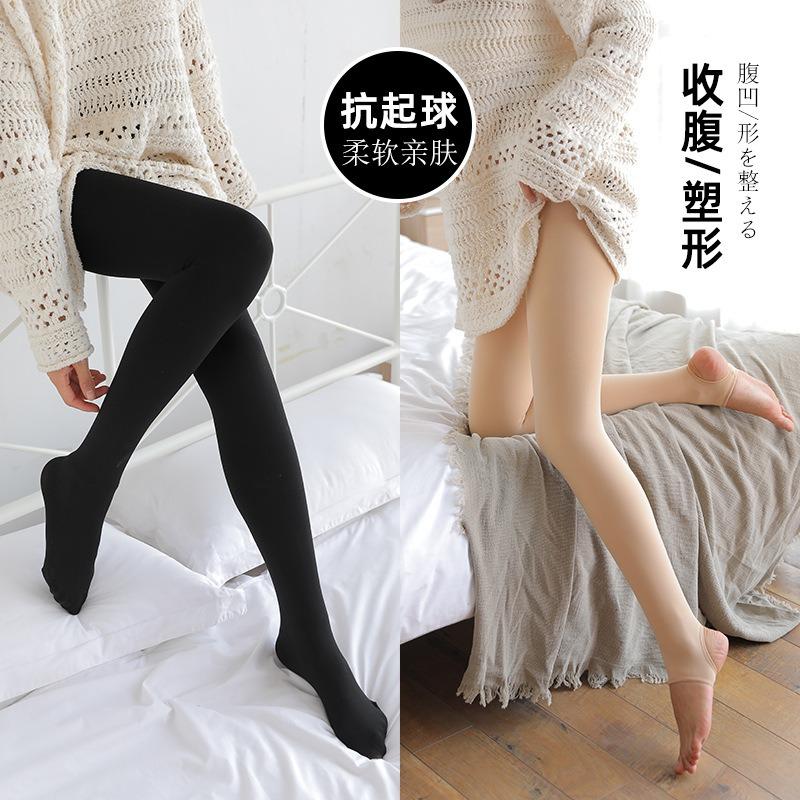 New Bare-leg Artifact Leggings Autumn and Winter Anti-pilling Piled Thickened Leggings Integrated Pants Liquid Foundation Thermal Pants