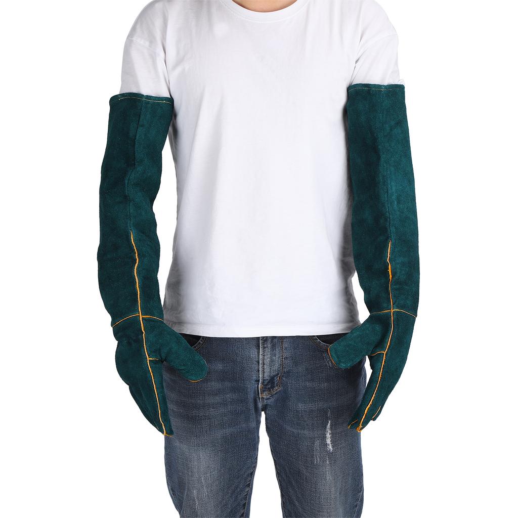 Animal Handling AntiBite Gloves Dog Training ScratchProof Gloves for Reptile Snakes(L )