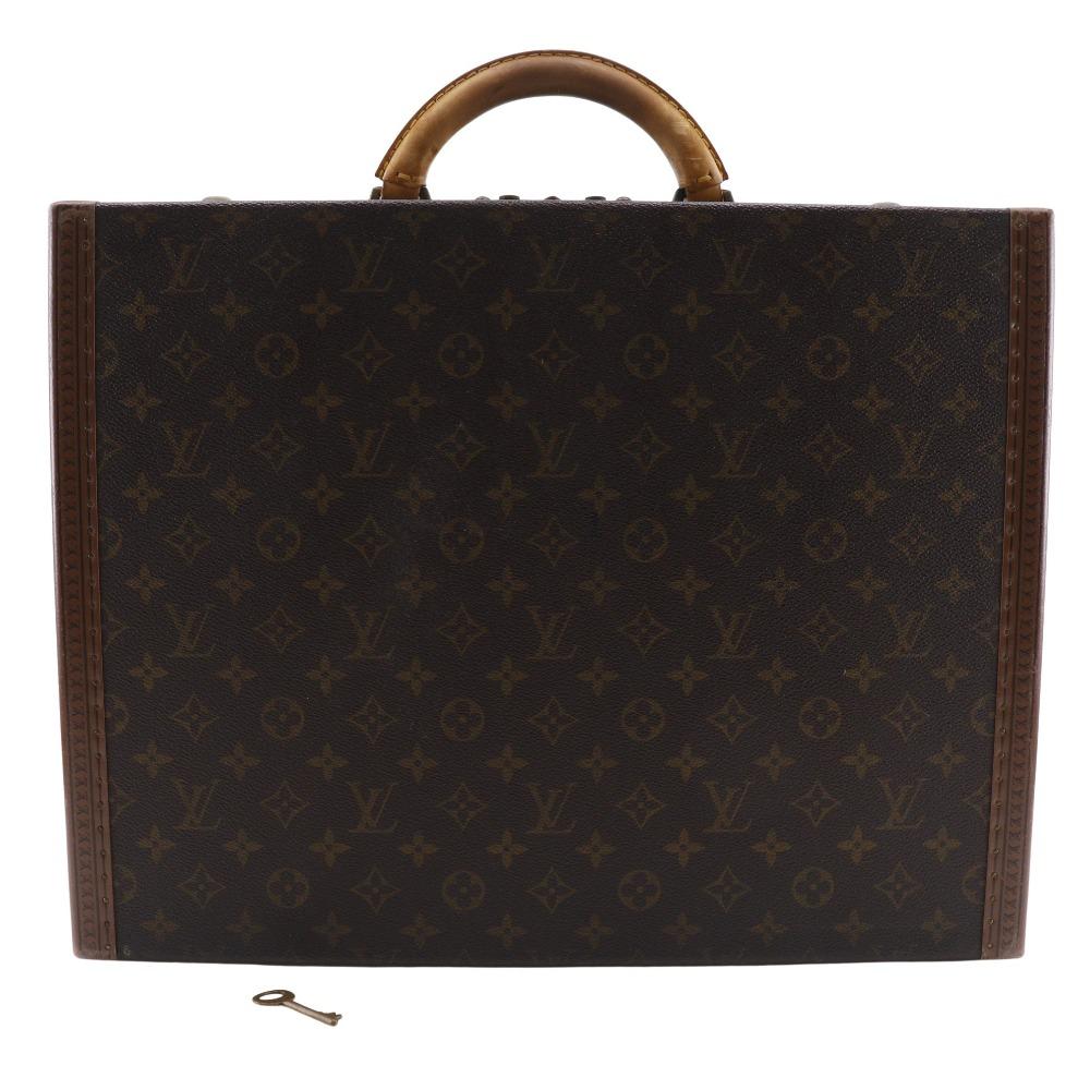 Louis Vuitton Prezidentský kufr M53012 vintage Aktovka Hnědá Monogramová plátnovina unisex Použitý
