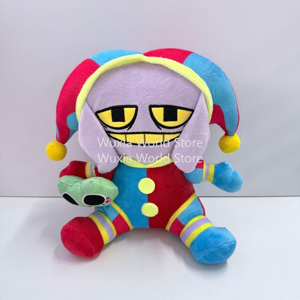 The Amazing Digital Circus Anime Surrounding Plush Toys Pomni Jax Gangle Kinger PP Cotton Desktop Decoration Best Birthday Gifts