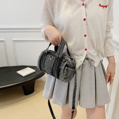 Borsa in Denim da Donna a Spalla Borsa per Mamma Borsa a Tracolla di Grande Capacità