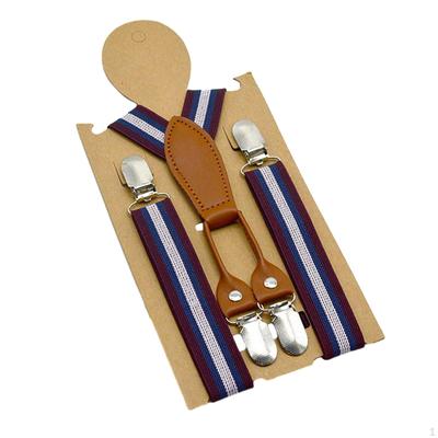Bretelle regolabili per bambini a forma di Y con 3 clip, cinghie elastiche resistenti, bretelle per smoking e pantaloni