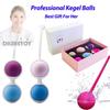 4-Pack Silicone Kegel Balls for Women - Vaginal Tightening, Pelvic Floor Exercise, Body-Safe Weighted Vaginal Weights, Kegel Trainer Sex Toy