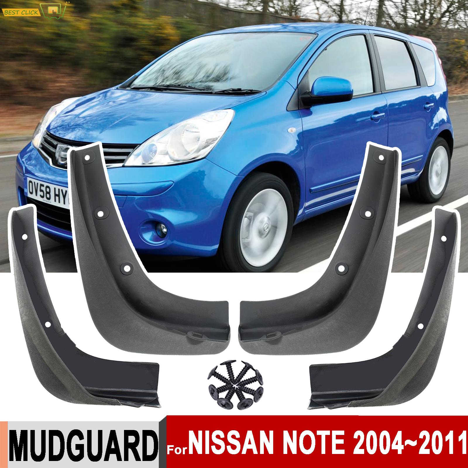 

4 шт. автомобильные брызговики для Nissan Note E11 Gen 1 2004 2005 2006 2007 2008 2009 2010 2011 брызговики