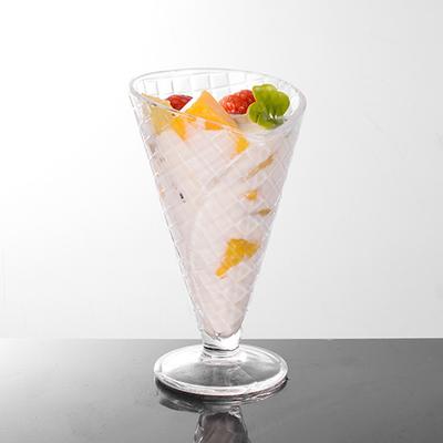 Elegante Coppetta Gelato Ciotola da Dessert Bicchieri Trasparenti da Cocktail Stoviglie Calici da Vino Bicchieri per Bevande Vintage Coppa per Budino Yogurt