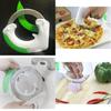 Round Shape Kitchen Cutter With Pp Handle And 420 Stainless Steel For Slicing Meat Vegetables