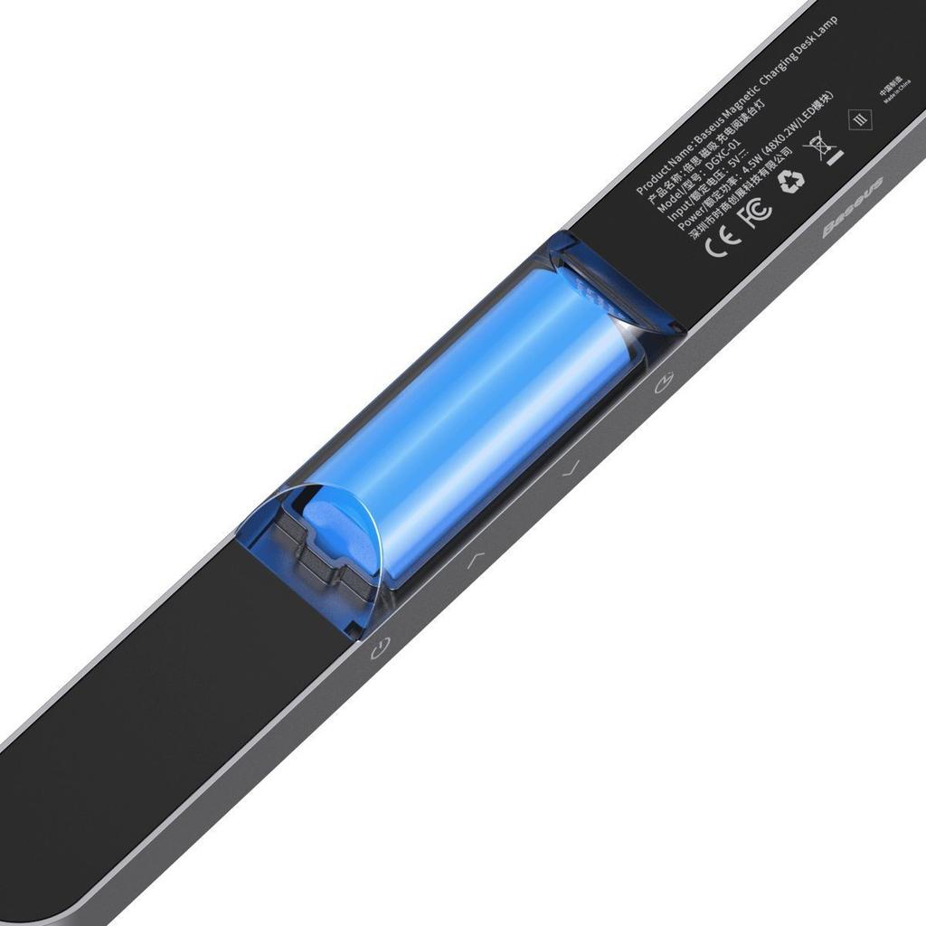 Lampe Magnétique Baseus Magnetic Stepless, avec Panneau Tactile (Gris)