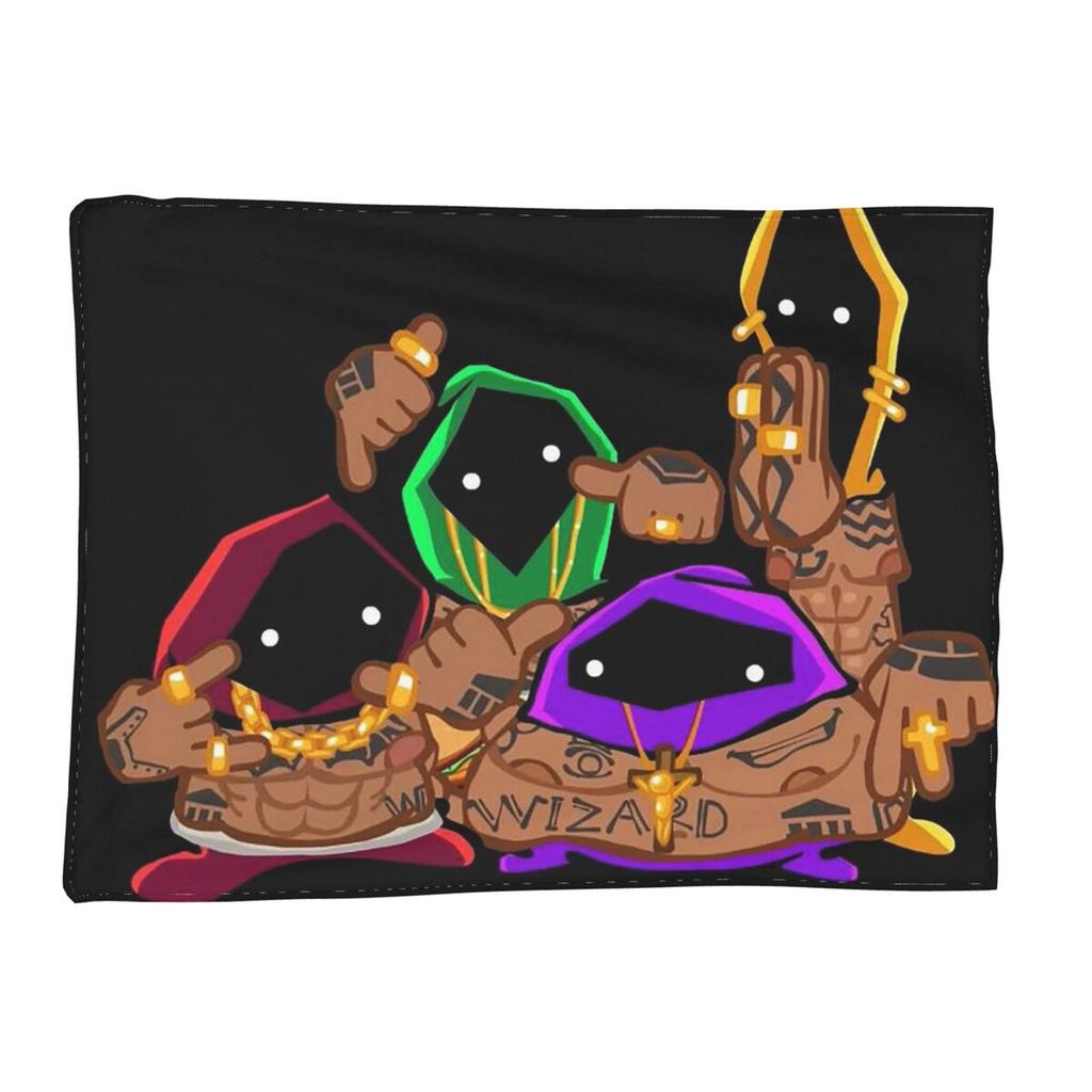 Shadow Wizard Money Gang We Love Casting Spells Blankets Soft Warm Flannel Throw Blanket Bedding for Bedroom Travel Home Couch